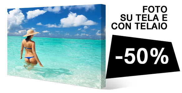 Foto su tela e telaio a metà prezzo