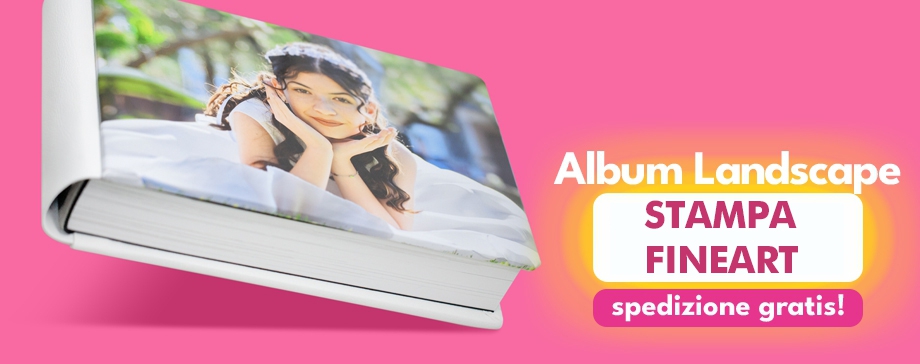 Offerta lampo Fotolibro Personalizzato 30x20 (30 Fogli - 60 pagine)