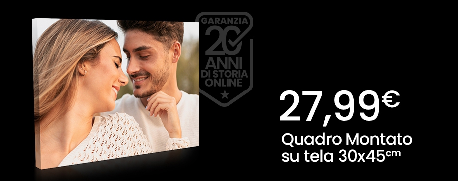 Offerta lampo Foto Quadro su Tela 30x45