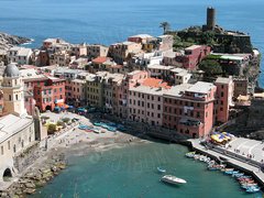 Veduta aerea di Porto Venere